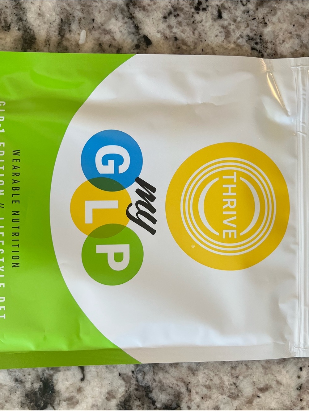 Thrive GLP Nutritional Packet — Green, Yellow, Blue